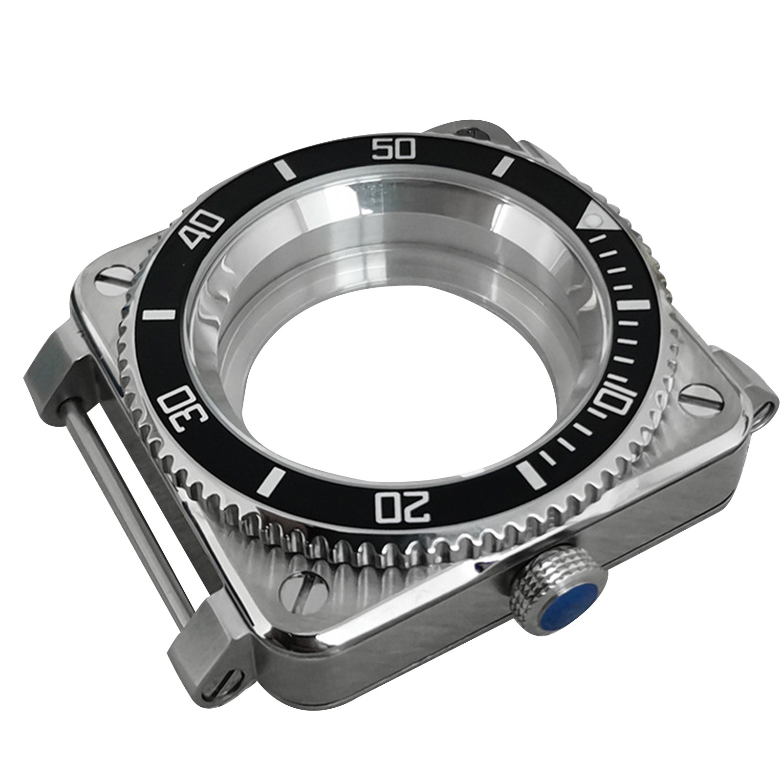 Stainless Steel Sapphire Glass Watch Case For NH35/NH36/4R/7S Watch Movement ee