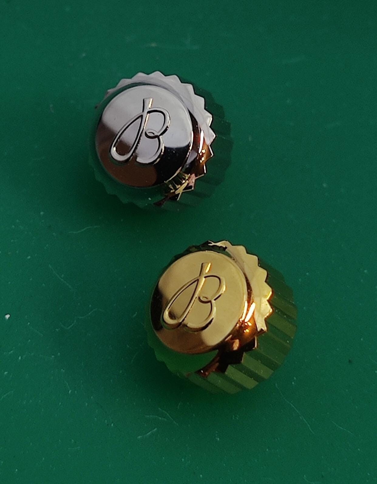Best-fit 6.6 mm Steel / Gold Screw crown for Breitling SuperOcean A17360 etc