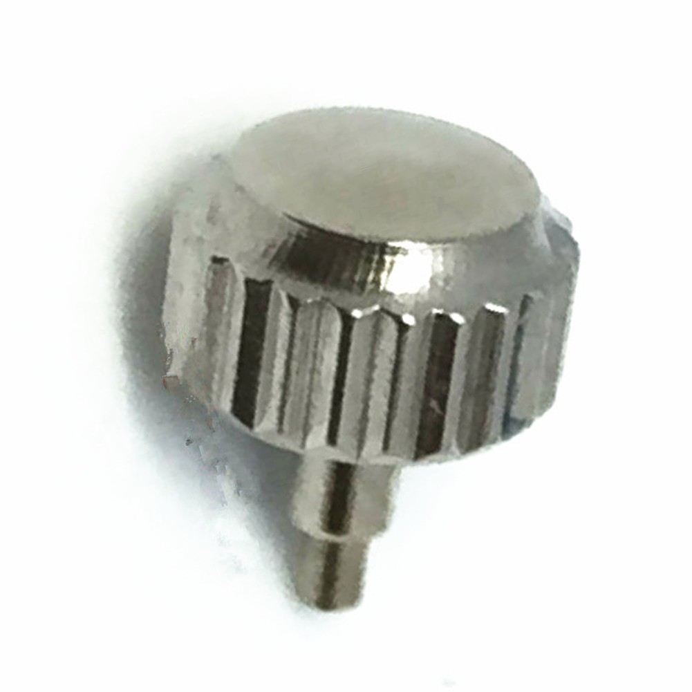 1Pc Silver Stainless Watch Crown For NH35 NH36 Watch Movement Replacement