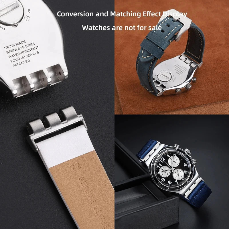 Steel Watch Strap for Swatch End Link Adapter 17mm 19mm 21mm Connector Tool Kit