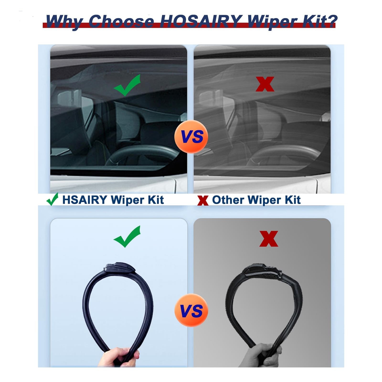 Rear Wiper Arm Blade Set for Audi Q5 SQ5 2019-2023 Rear Windshield Wiper Arm …
