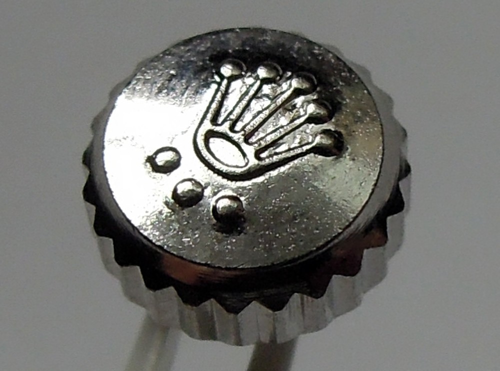 Authentic Rolex 24-704-0 stainless steel submariner Daytona 7mm screw-down crown
