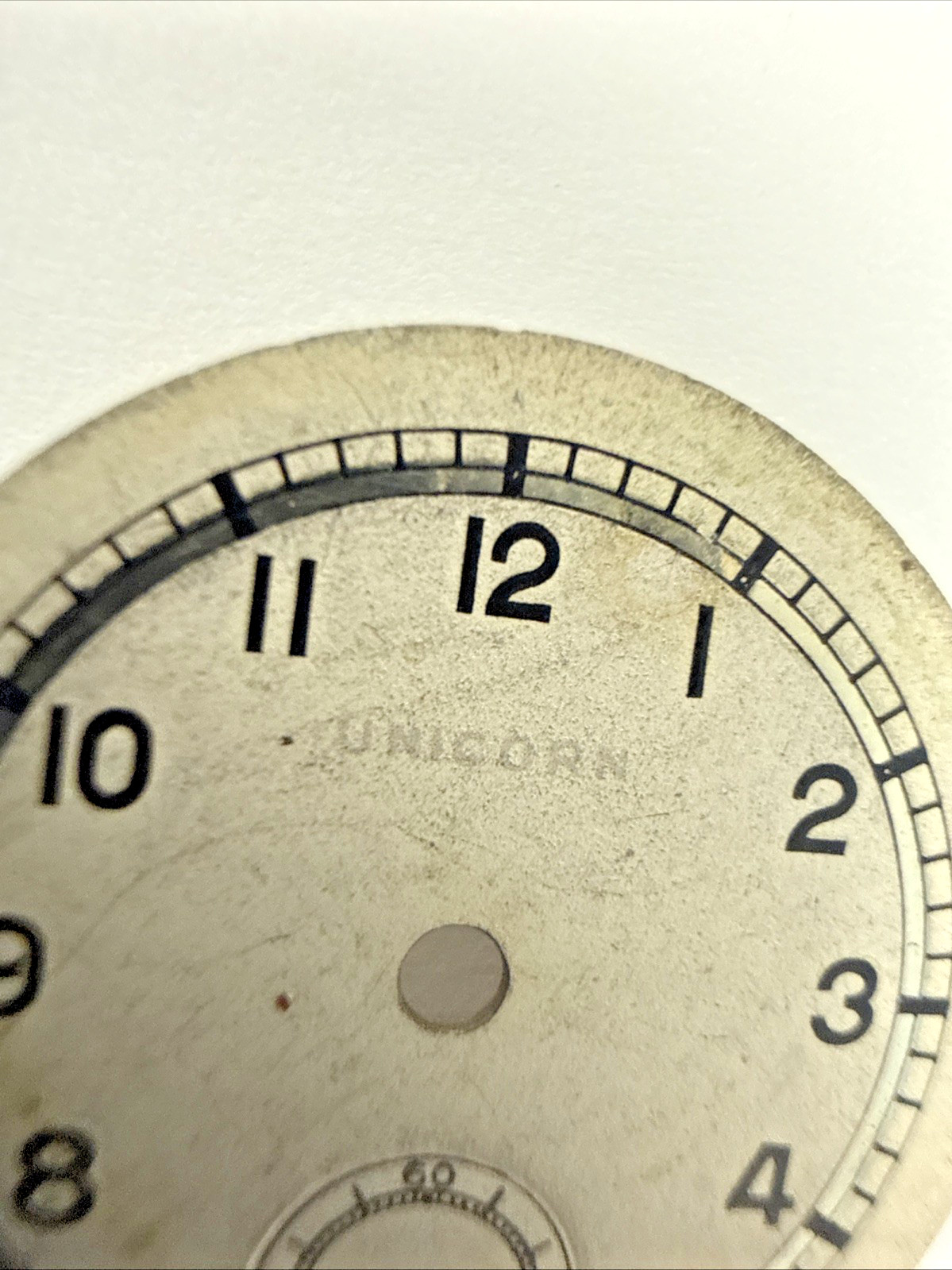 Rolex Very Rare “Unicorn” Dial With Mirrored Silver Ring On Minute Track 20.9mm