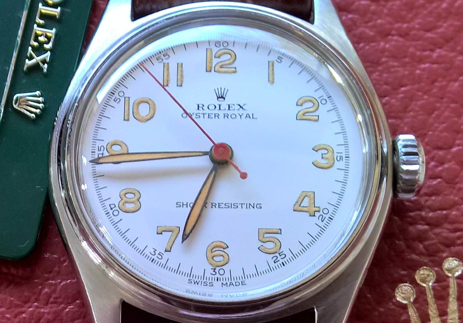 Rolex Oyster Royal 1951 Boxed Original Shop Pricelist + Original Rolex Adverts++
