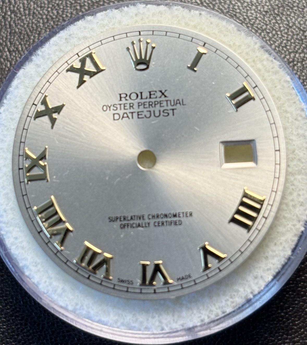 Rolex Datejust Men’s Silver Dial Roman Numerals Date Window Metal MPN 1231
