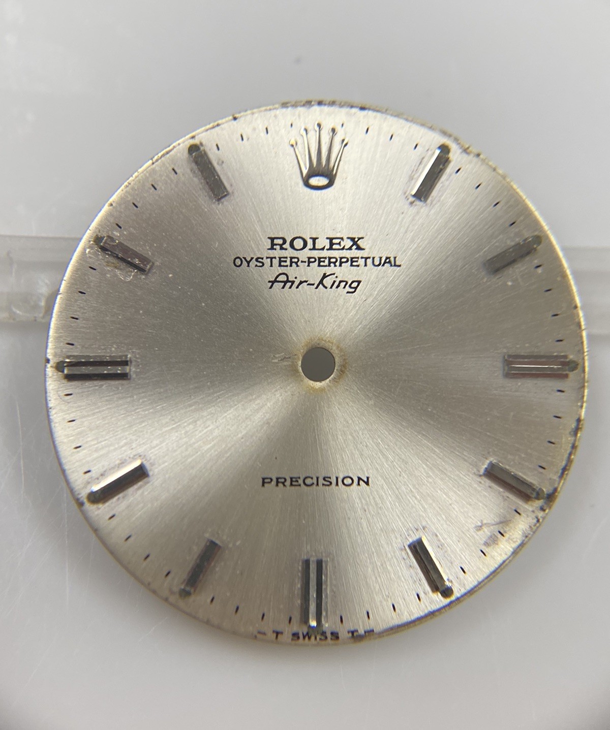 Genuine Rolex 34mm Air-King Precision 5500 Cal 1520 1520 1570 Silver Dial