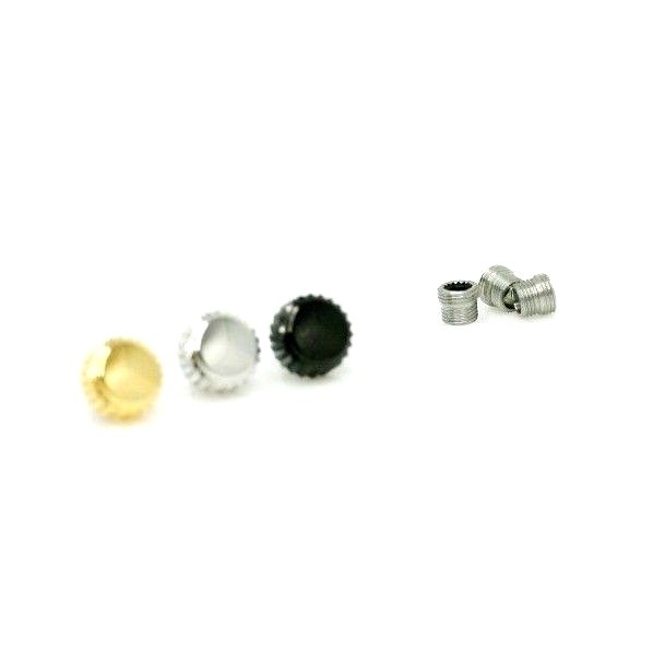 New Bvlgari Diagono Al38TA SD38 AI32TABlack/Silver/Gold Crown & Screw down Tube
