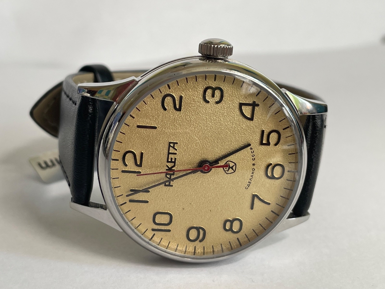 RAKETA 2609 HA mechanism USSR case steel MANS WRISTWATCH NEW marriage