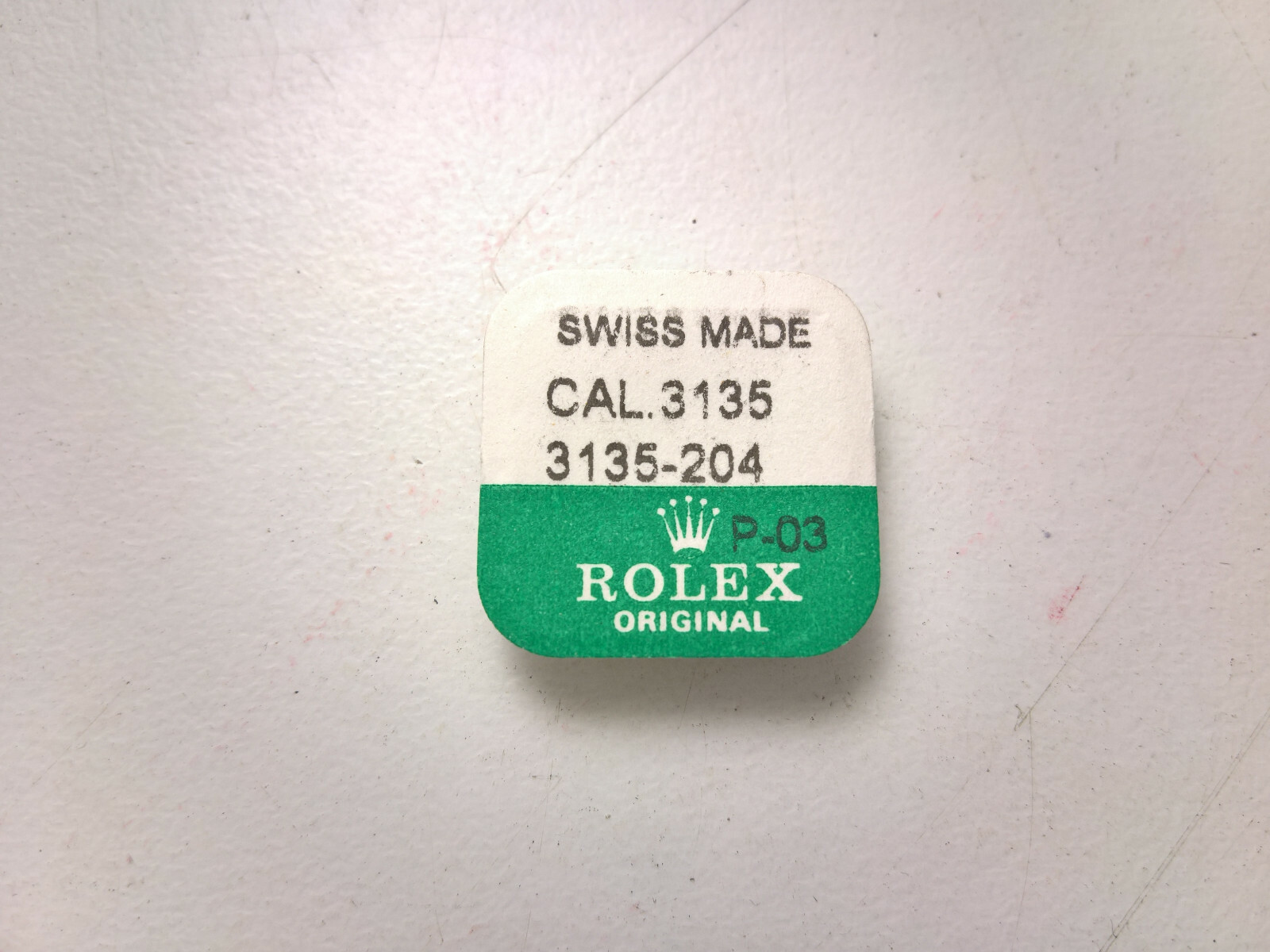 RARE ROLEX CAL 3135-204 WINDING PINION – 100% GENUINE CHARGING SPROCKET