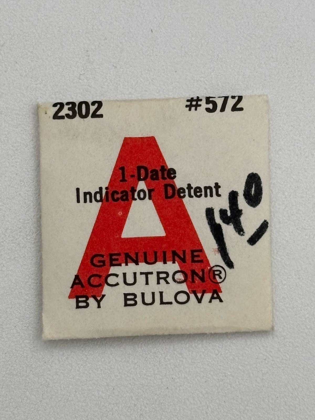 Accutron Bulova 2302 Date Indicator Detent #572