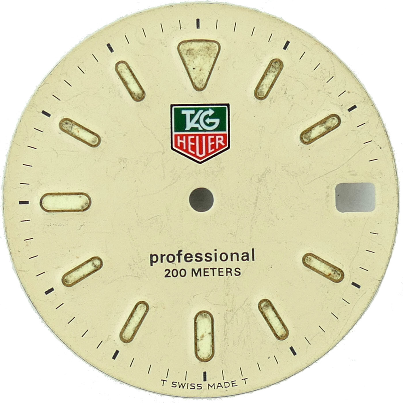 TAG HEUER PROFESSIONAL 200 METERS WHITE DIAL