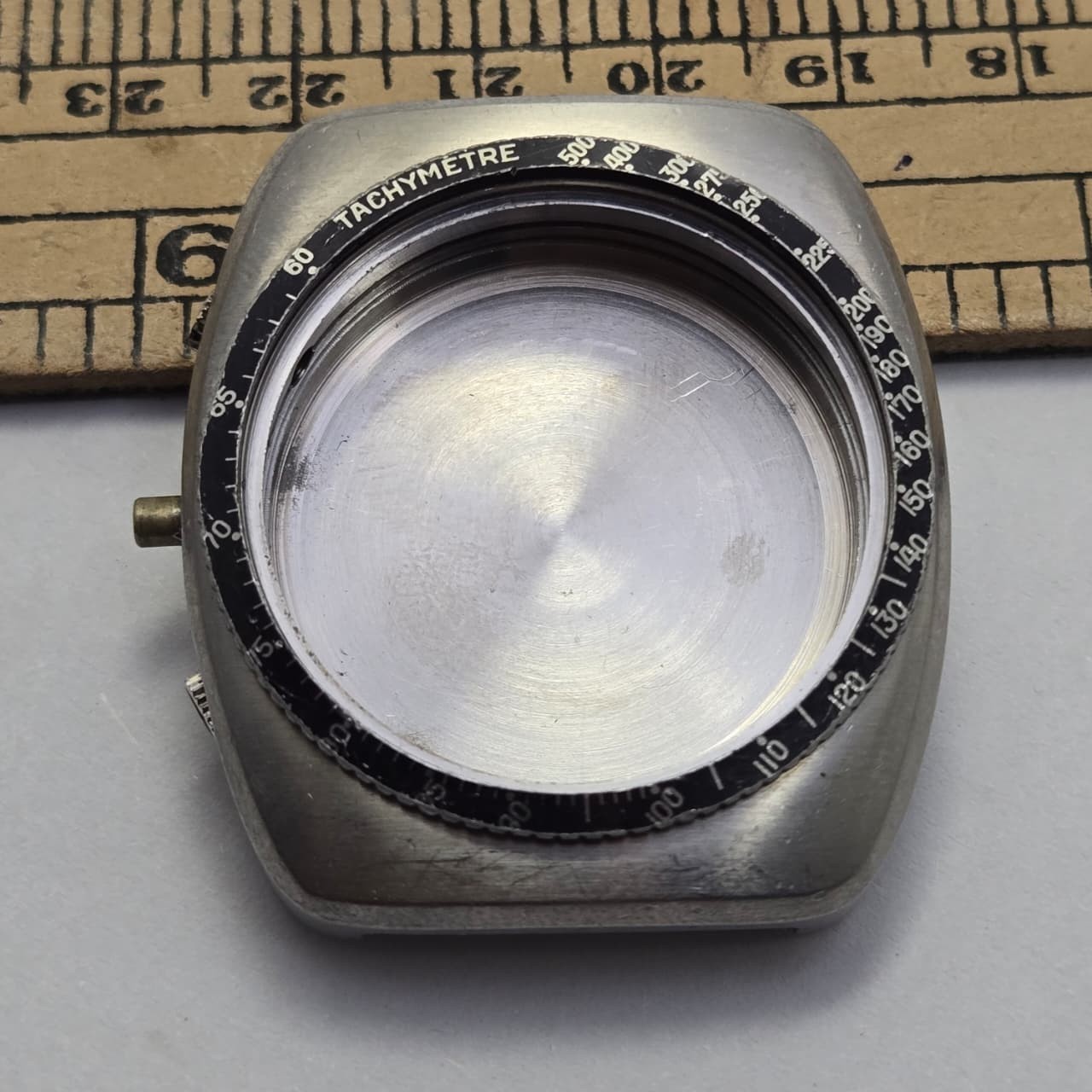 Perseo Chronograph 3000 Manual Winding Vintage Watch Case Only