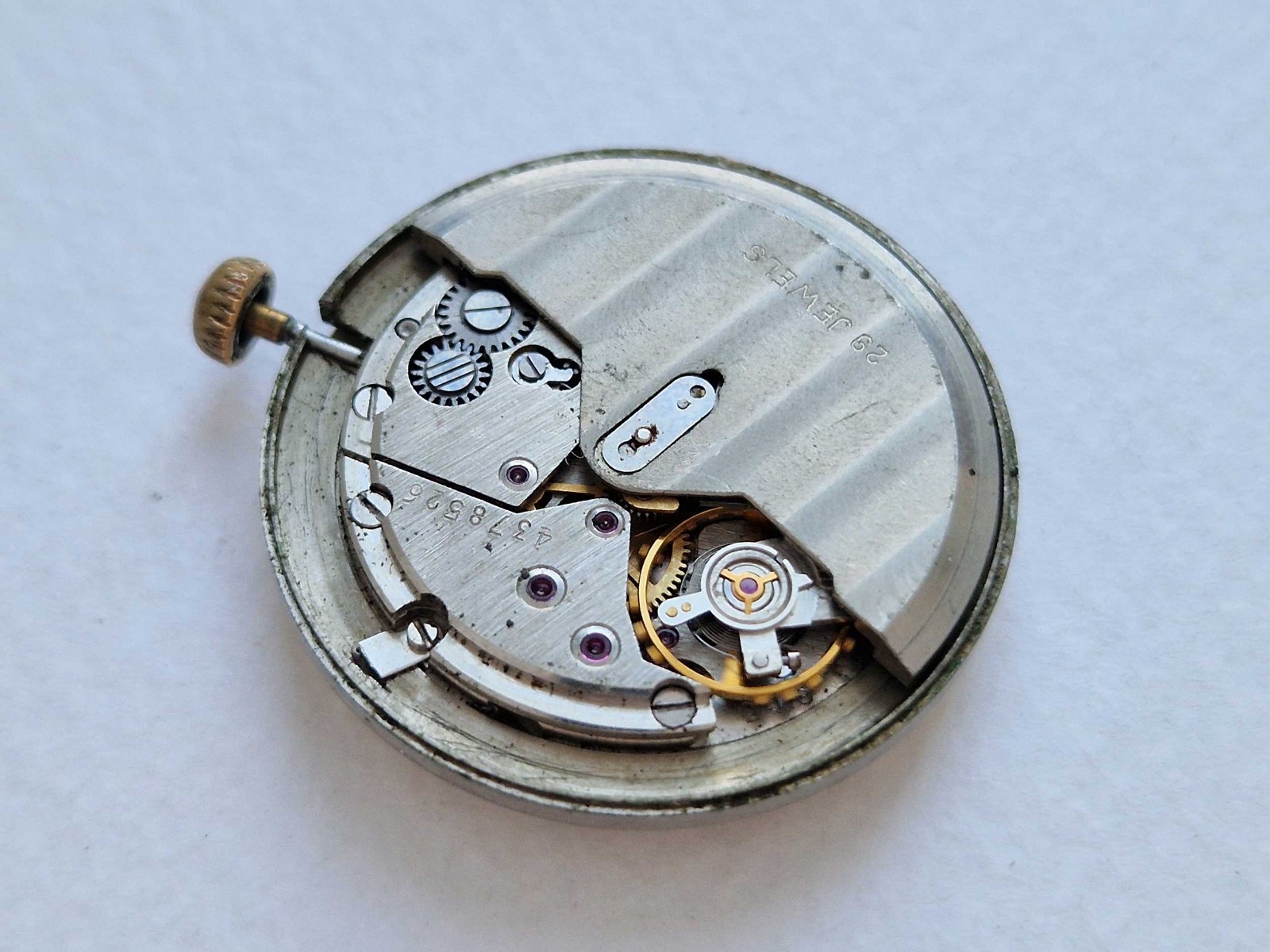 Poljot De Lux Avtomatic 29 Jewels Wrist Watch Movement Cal 2416. USSR