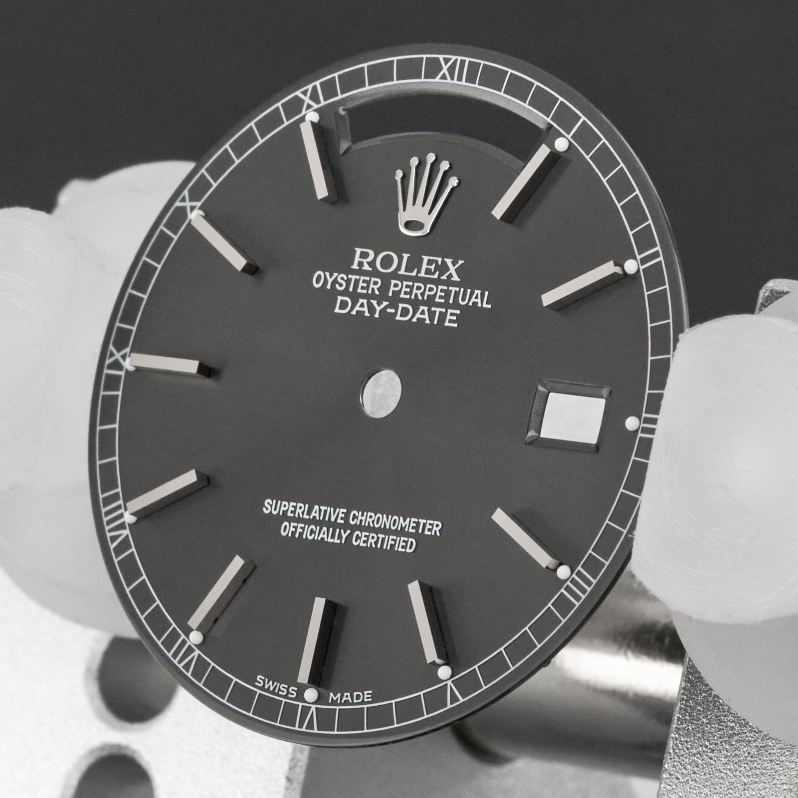 Rolex Day-Date, 118209/118239, Gray dial, Swiss Made