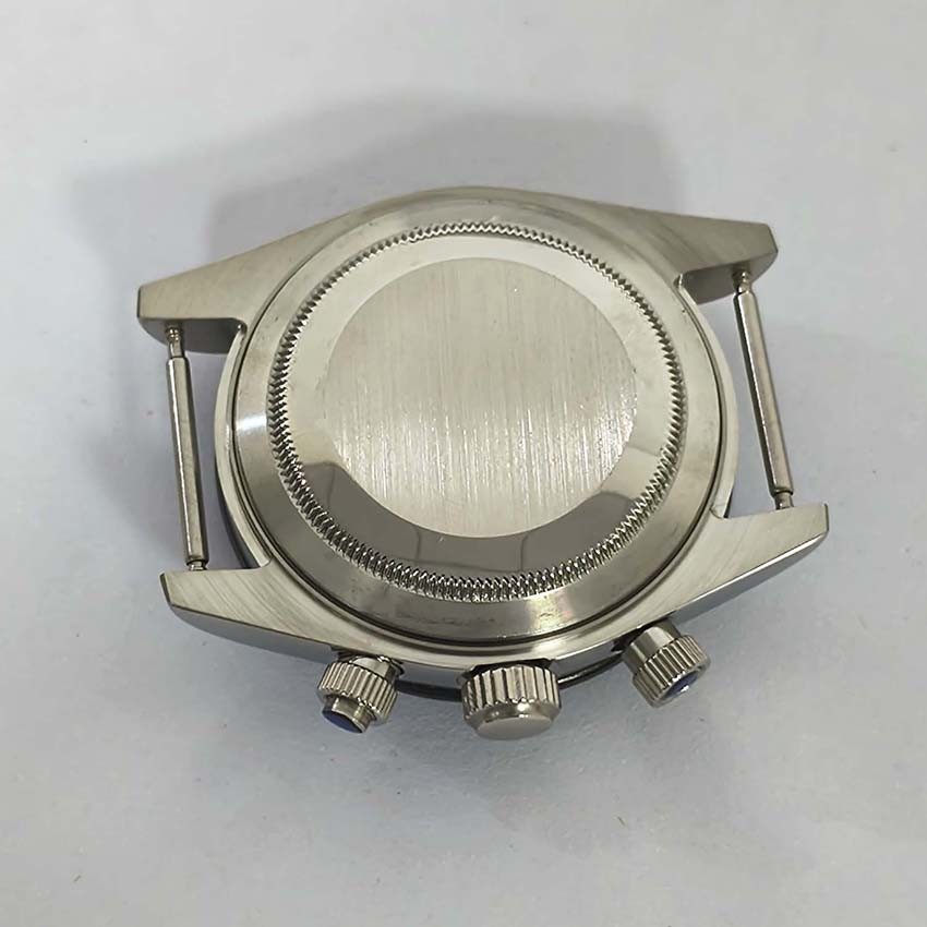 Magnifying Lens Watch Case Sapphire Crystal Solid Case for VK67 Quartz Movement