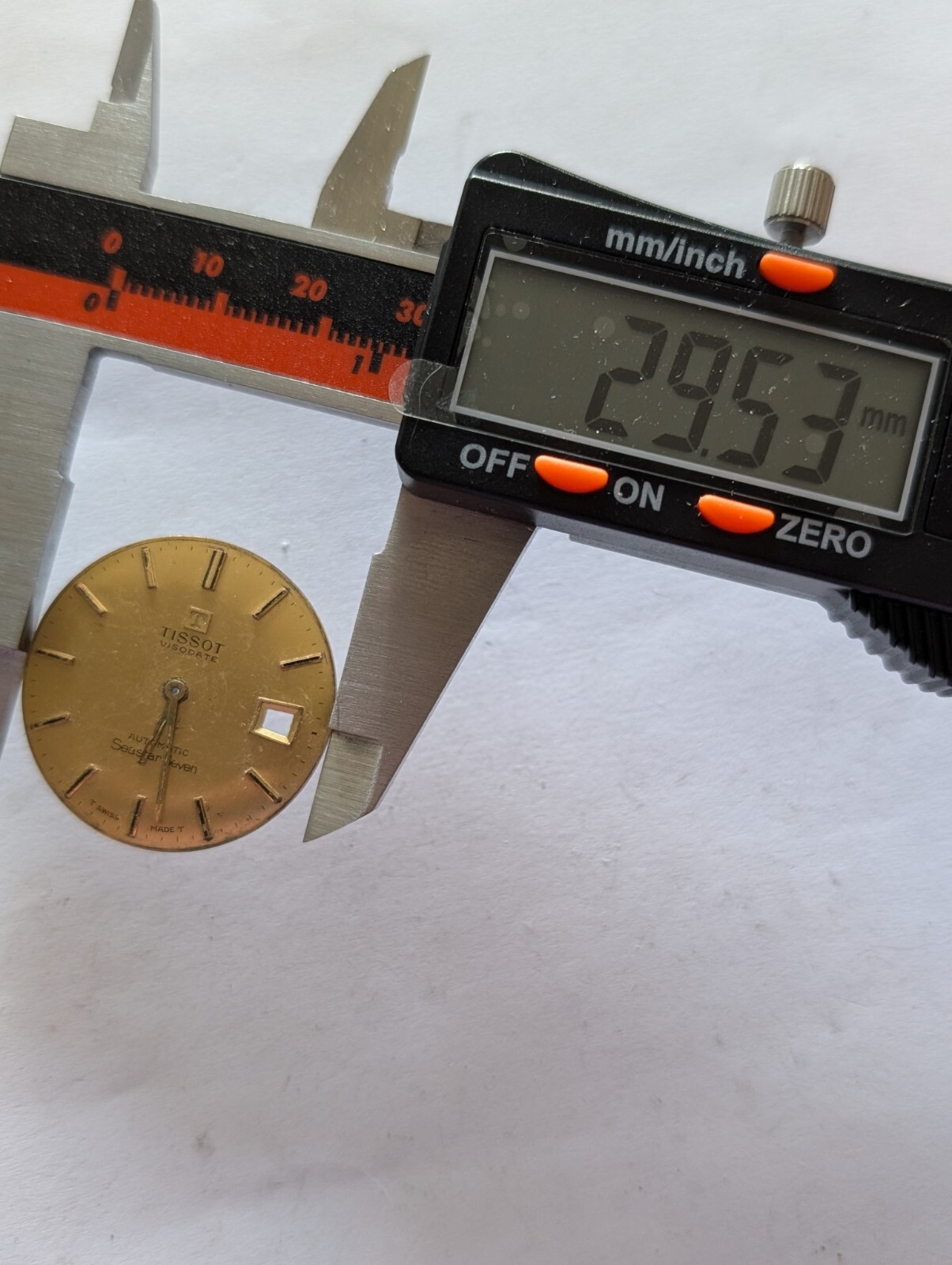 Vintage Tissot Automatic SeaStar Seven 29.5mm Watch Dial
