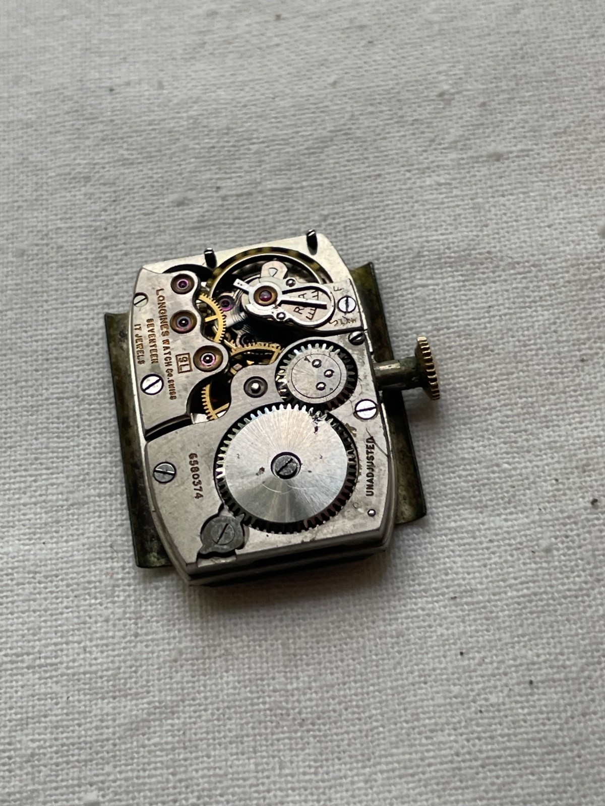 Longines 9L – movement for mens watch RUNS, lot 1806