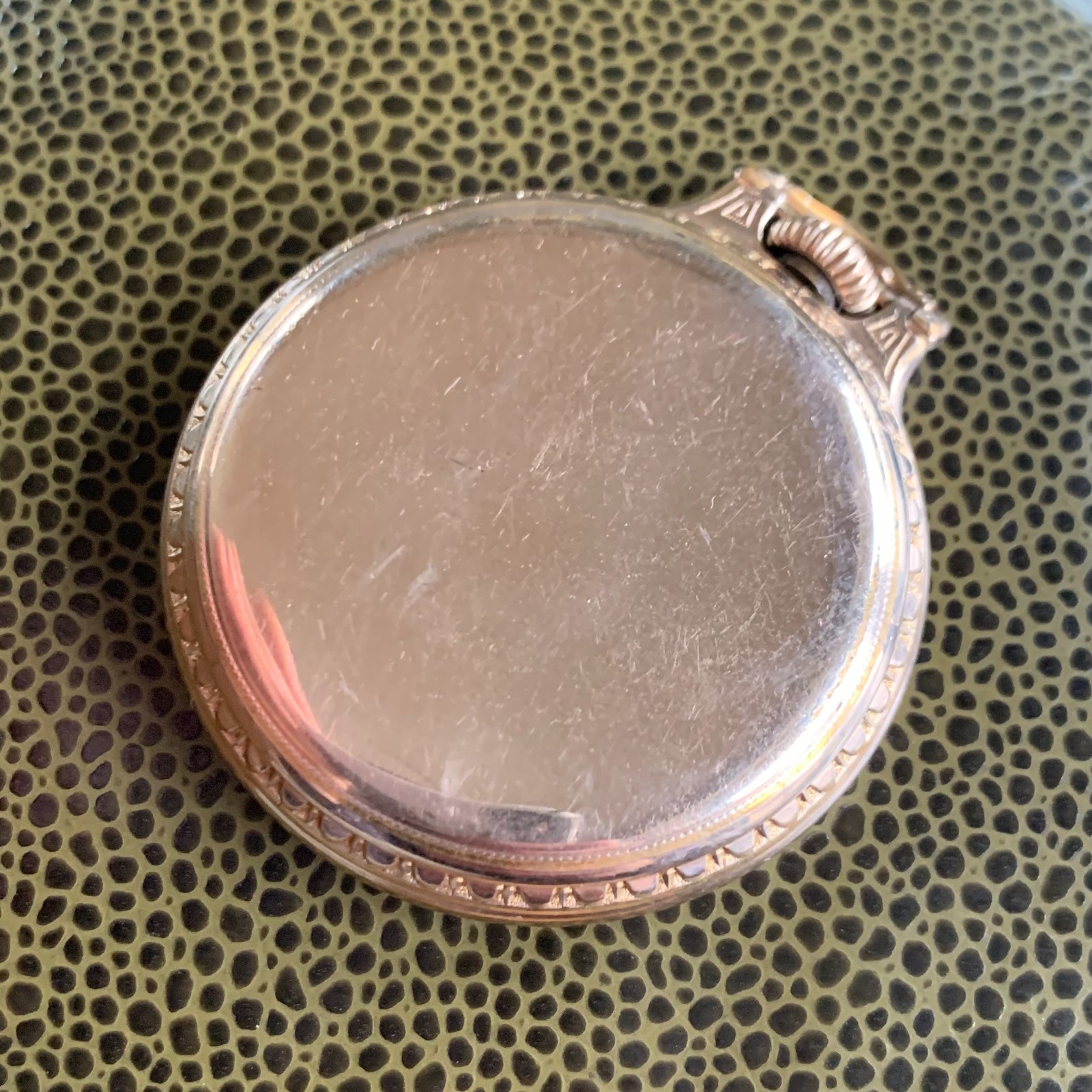 Wadsworth 10K Gold Filled BOC Railroad Case Fits Hamilton Pocket Watch #2