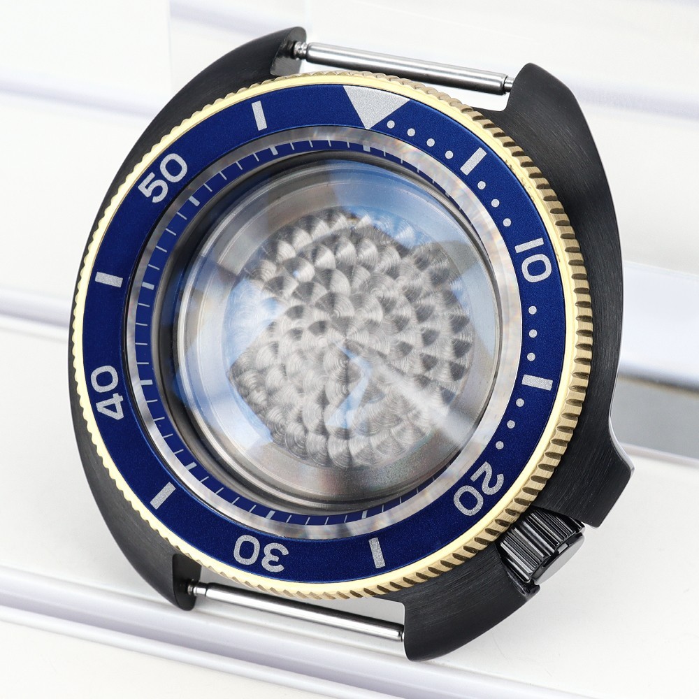FEIYASHI 38mm Brushed Steel Watch Case Sapphire Willard Style For Seiko NH35 36