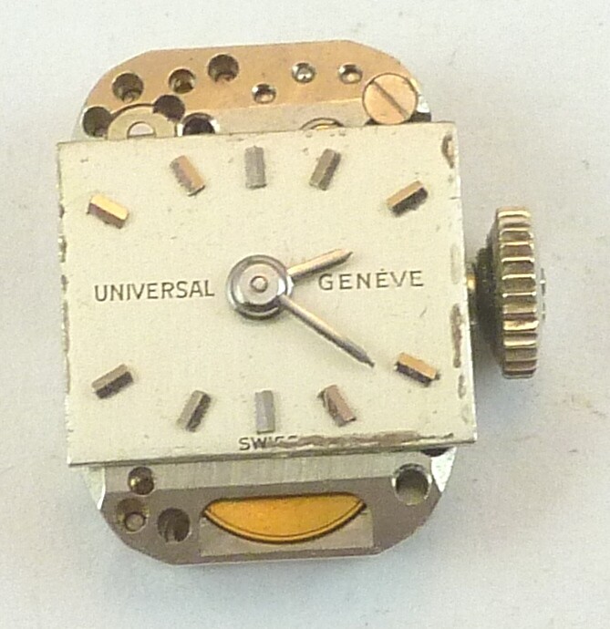 Vintage Universal Geneve LDS 01 Wristwatch Movement – Parts / Repair 521557