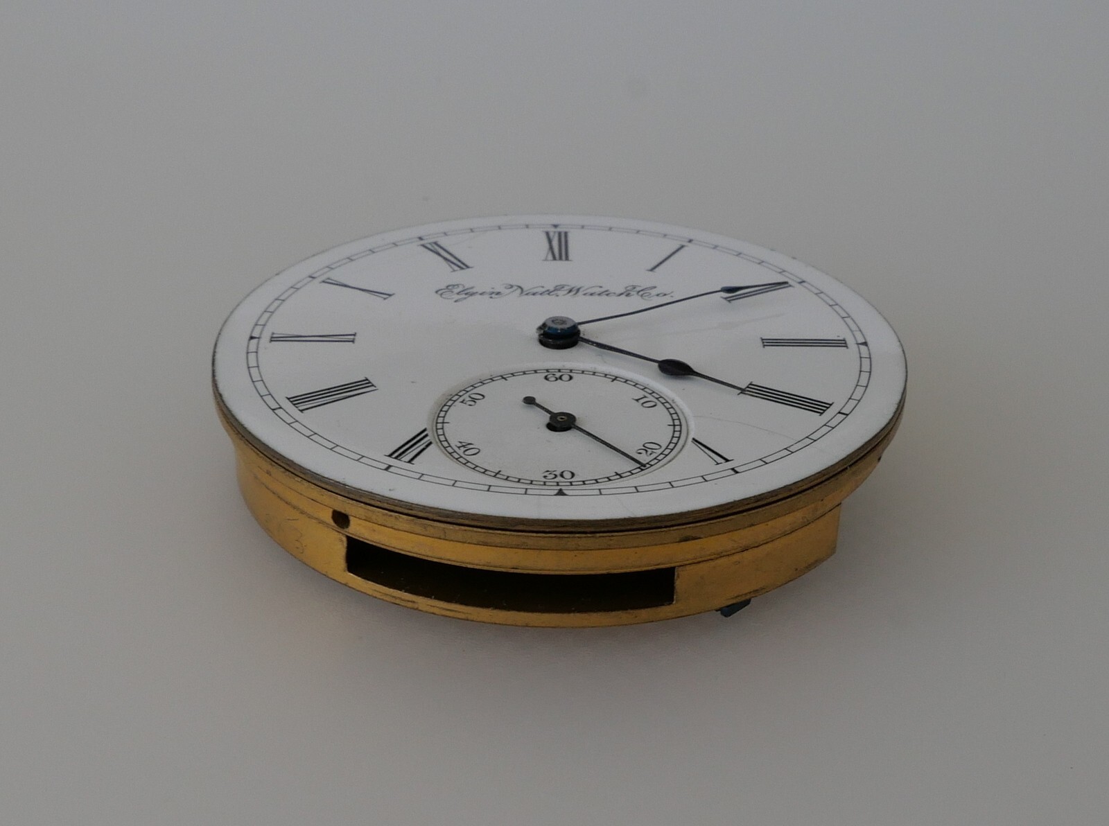 1895 Antique Elgin National Watch Co. 16S 7Jewels Pocket Watch Movement Running