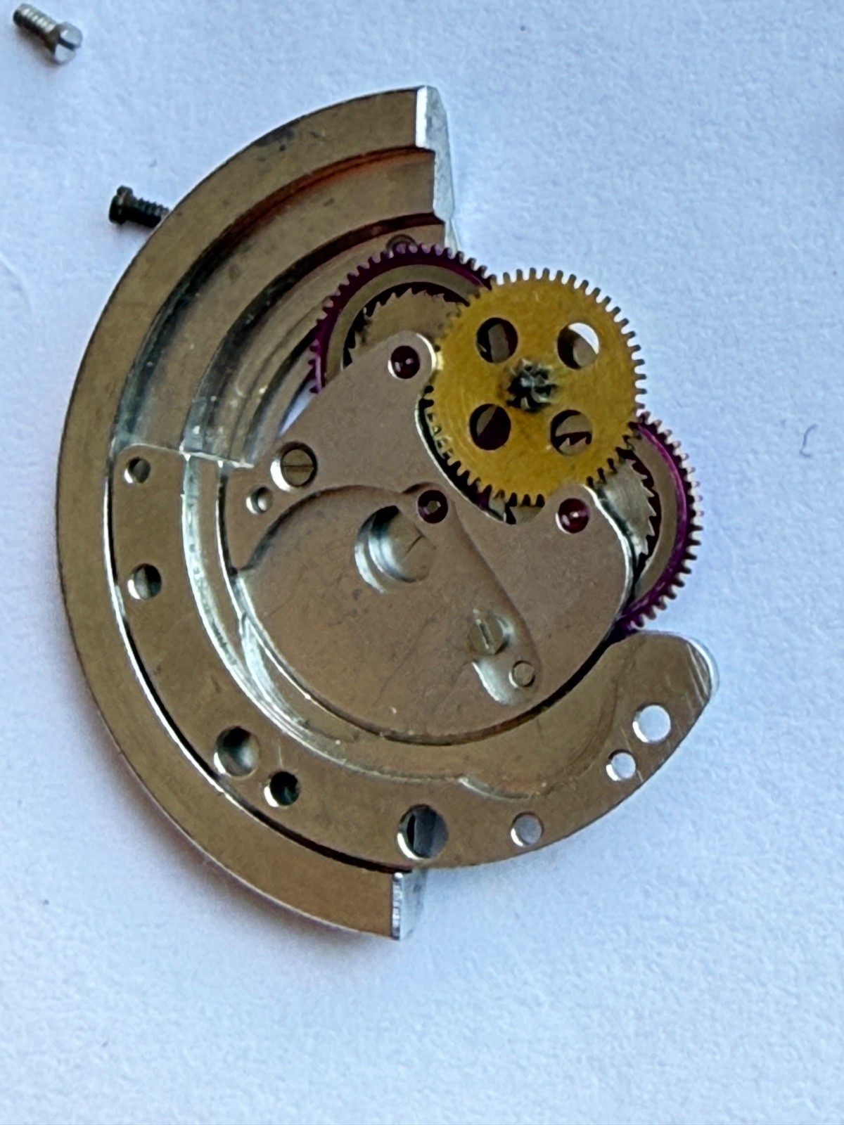 GENUINE Authentic Rolex Rotor + bridge 1570 perfect condition completely & screw