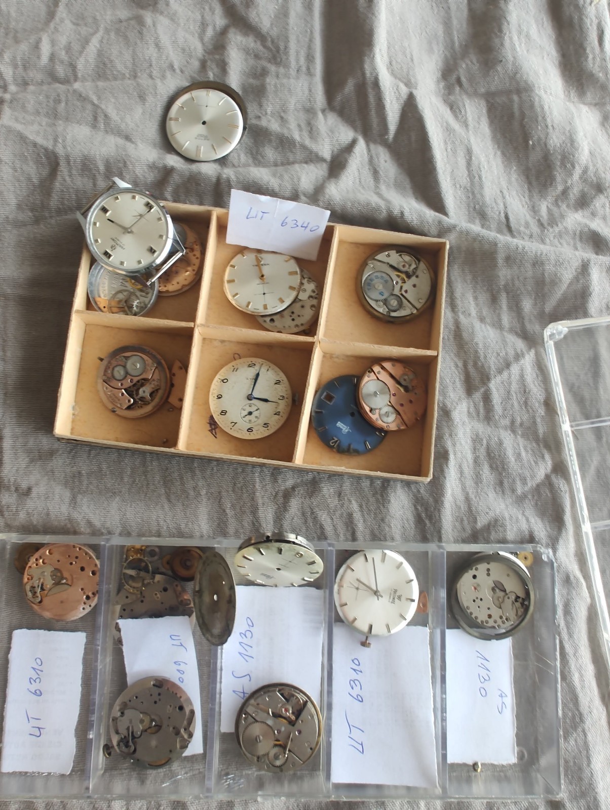 Watch Repair Lot 11 Movements Unitas UT 6310 AS 1130 Swiss Parts