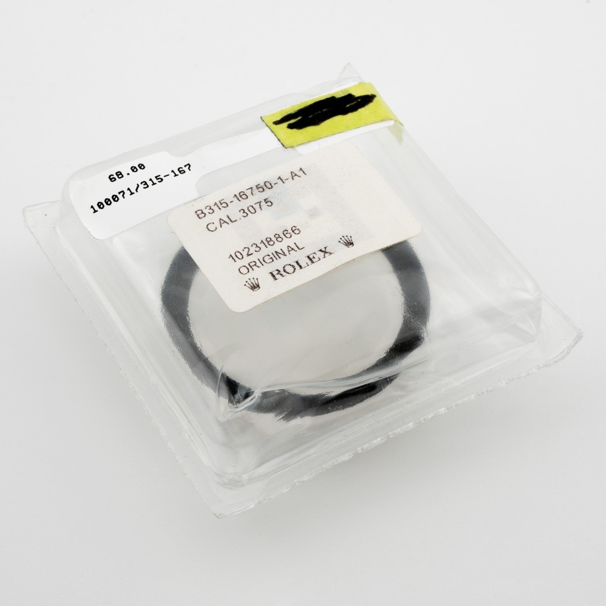 New Rolex Bezel Insert B315-16750-1-A1, Black, Cal. 3075 #1016