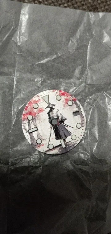 28.5mm Watch Dial Creative Color Print Design For NH35 NH36 Movement Parts