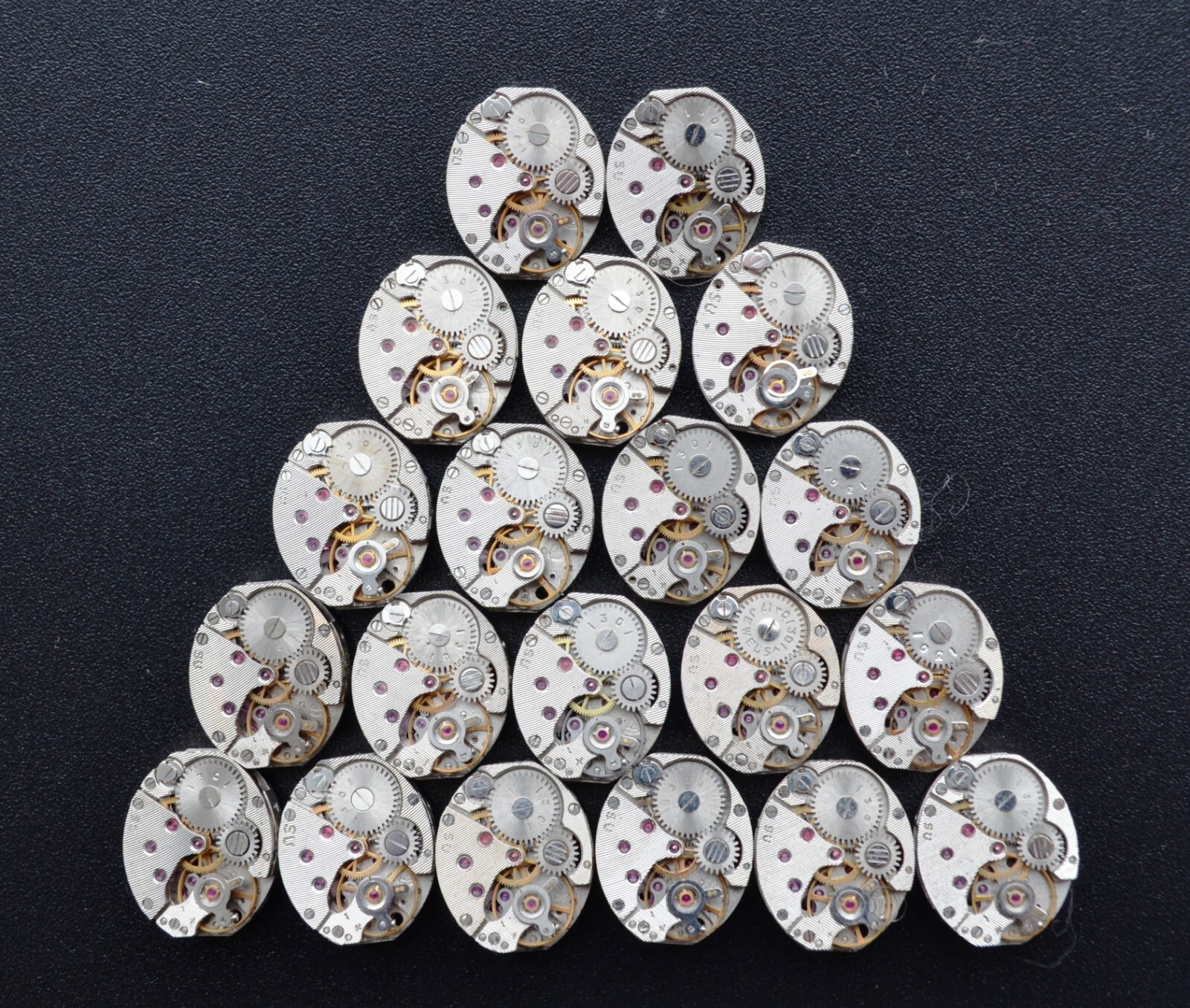 Lot 69 ladies watch OVAL movements Chaika 16×13 mm Steampunk Art parts repair