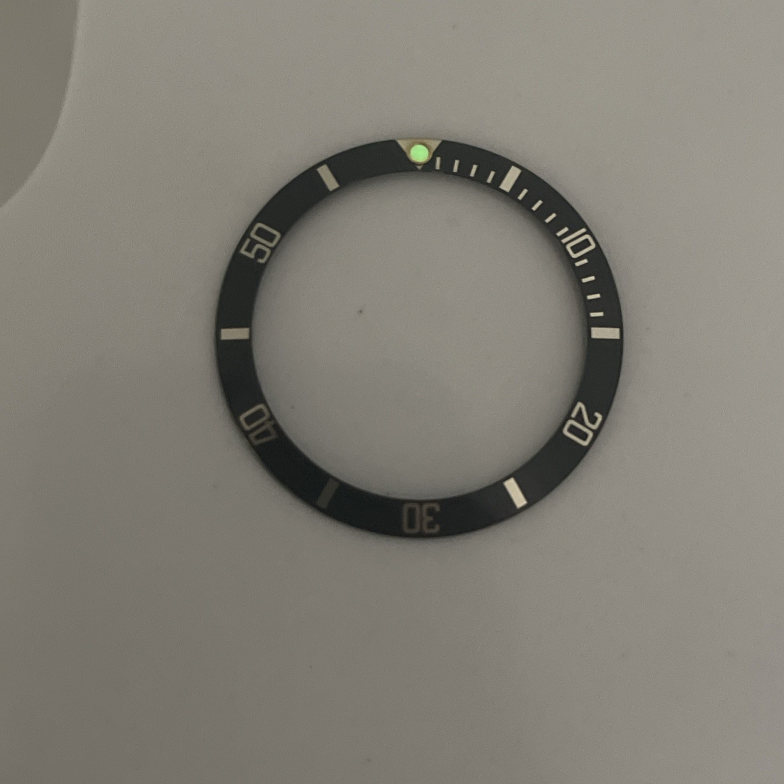 Rolex Submariner 16613 16803 16618 Black & 18k Gold Luminous Watch Insert Bezel