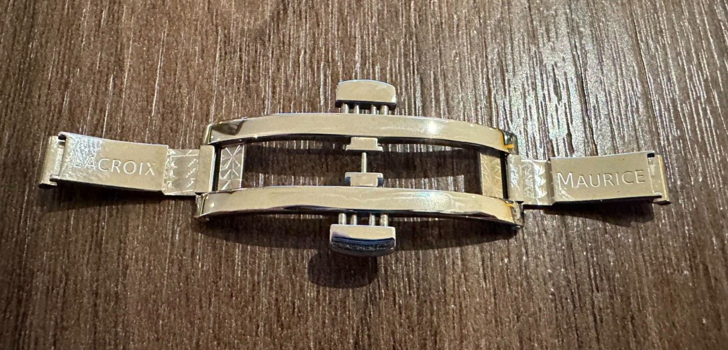 Genuine Oem Maurice Lacroix Steel Deployment Deployant Folding Clasp 6mm Tube