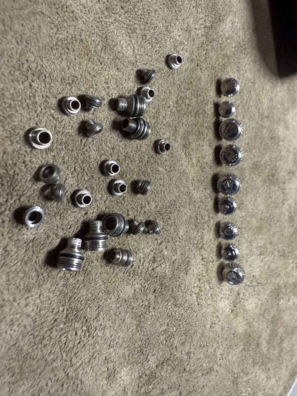 Rolex Crown and Tube Lot for Watch Parts