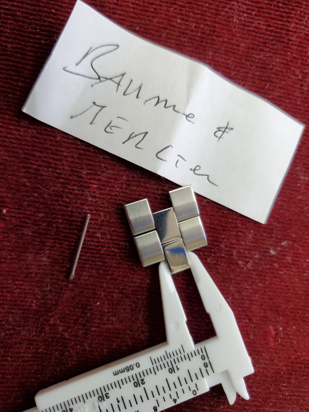 without tags Original Baume Mercier BM 19MM X 6MM STAINLESS STE G1N