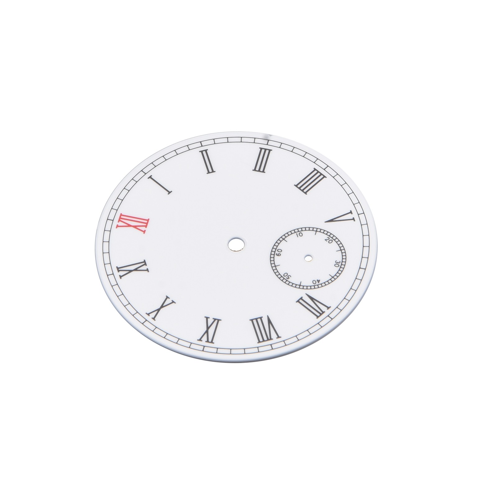 38.9mm Steel Large Roman Numerals Watch Dial Plate For Seagull ST3620 ETA 6498