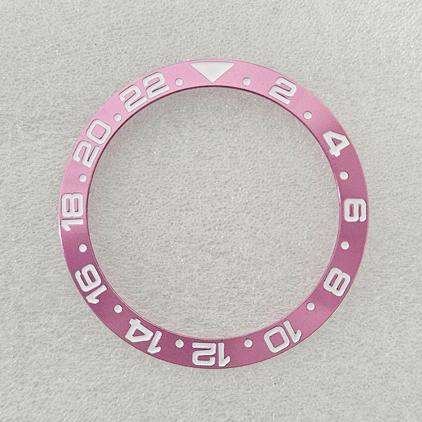 For 40mm Watch Case 38MM Watch Bezel Ring Replacement Metal Bezel No Luminous