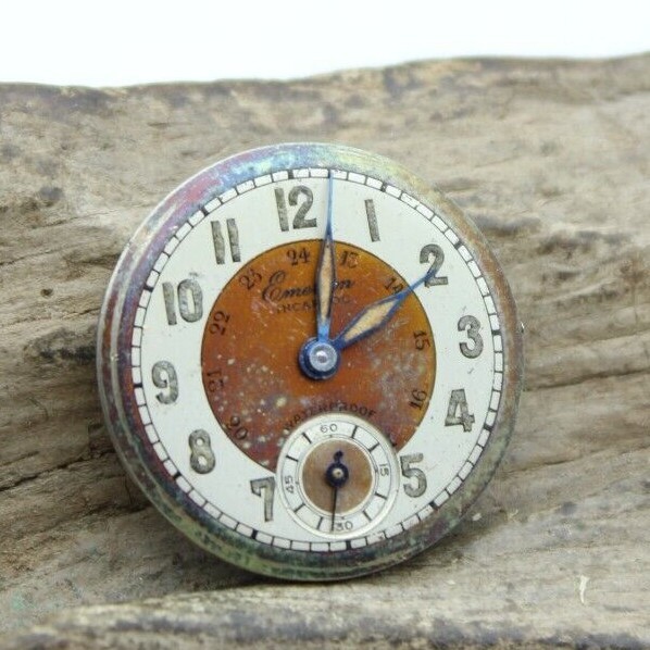 FONTAINE SWISS 17j WRIST WATCH MOVEMENT CAL. 28 EMERSON 23.5mm DIAMETER (K3M2)