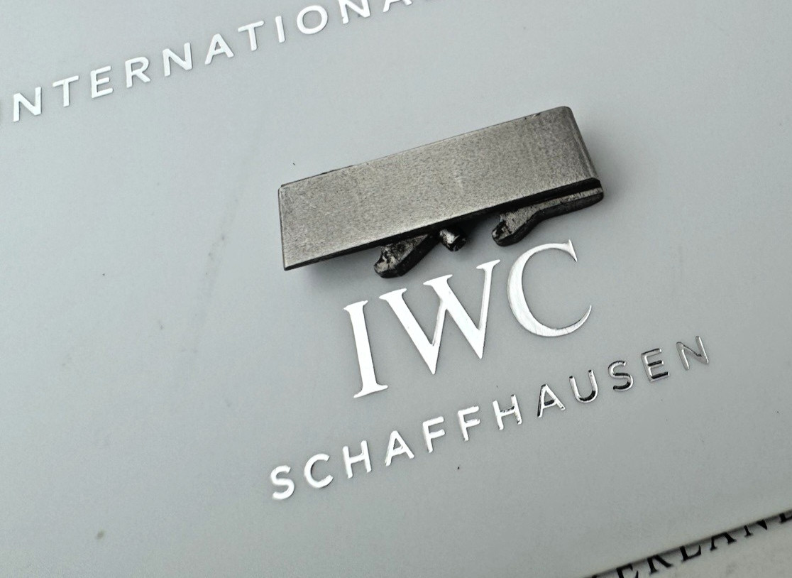 IWC/PORSCHE DESIGN Watch Link TITANIUM 18 mm Mat Finish Swiss Made NICE