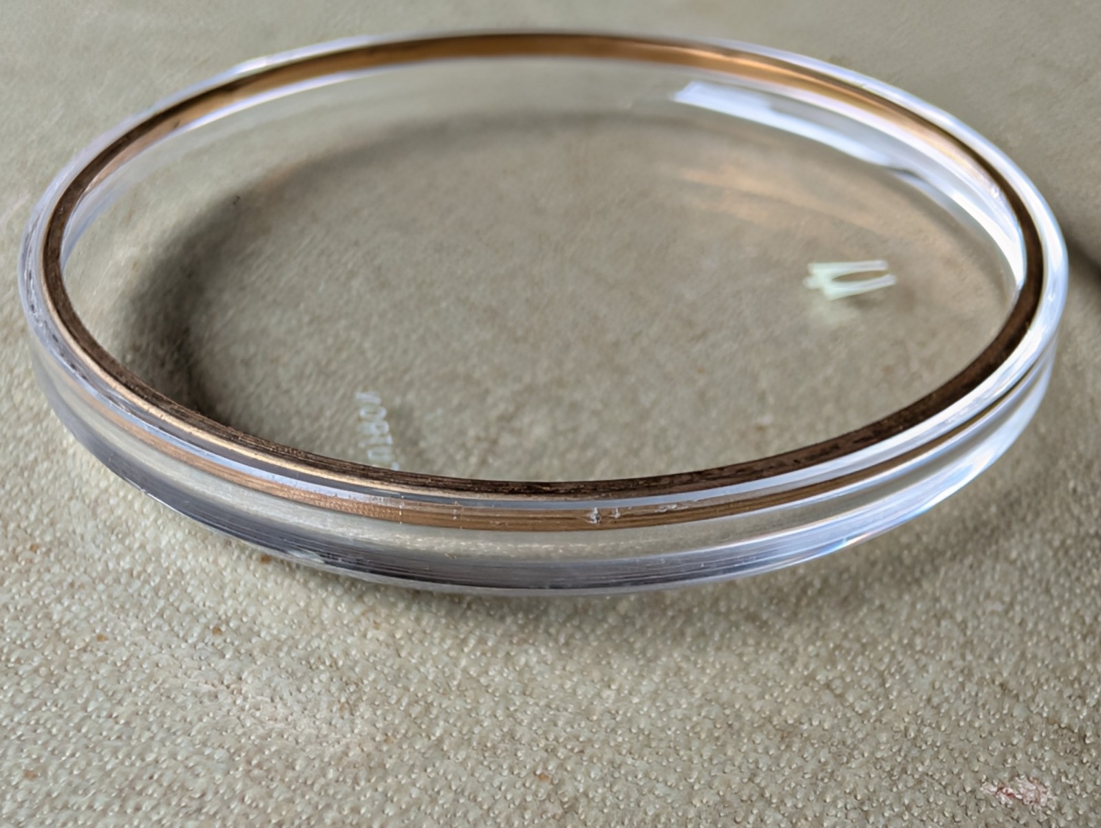 Vintage 1960/70’s Bulova Accutron 1271-AYS Crystal For Spaceview 2531 Cases