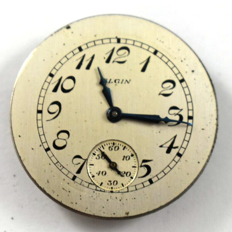 Vintage Elgin Manual Wind 430 6/0s 7J Wrist Watch Movement lot.qg