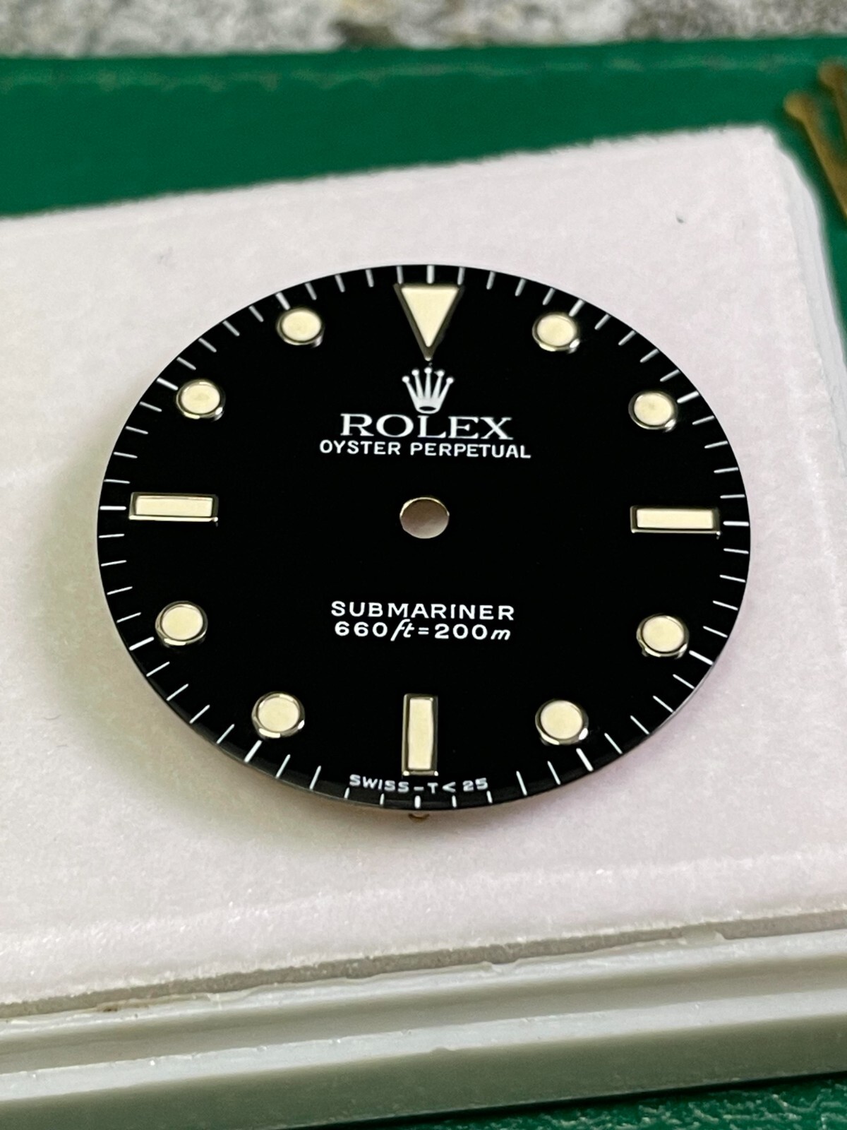 Original Pre 1978 Rolex Ref 5513 5512 Submariner Glossy Tritium Black Dial 40mm