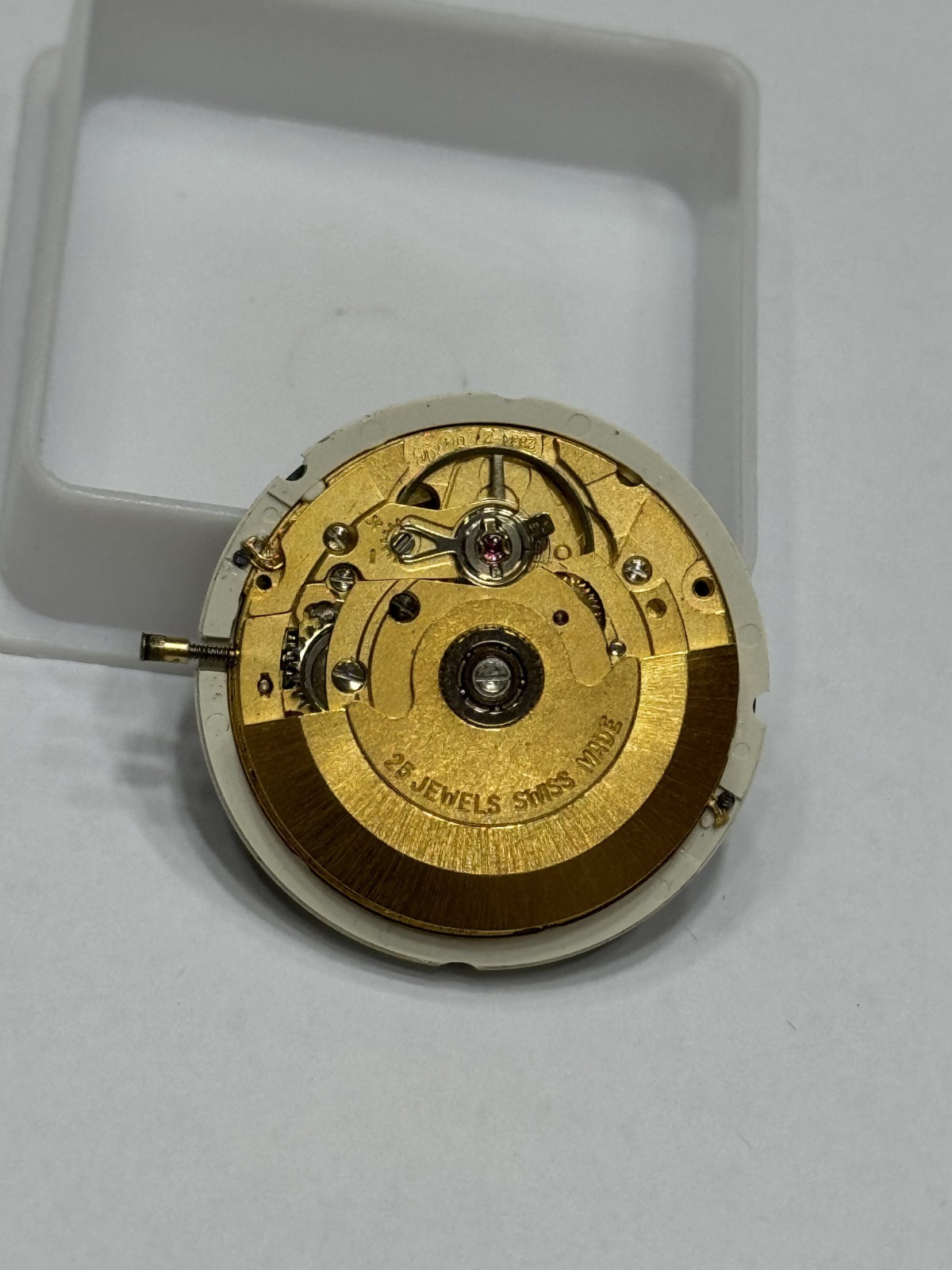 Eta 2834-2 Automatic Day Date Movement Swiss Made Running