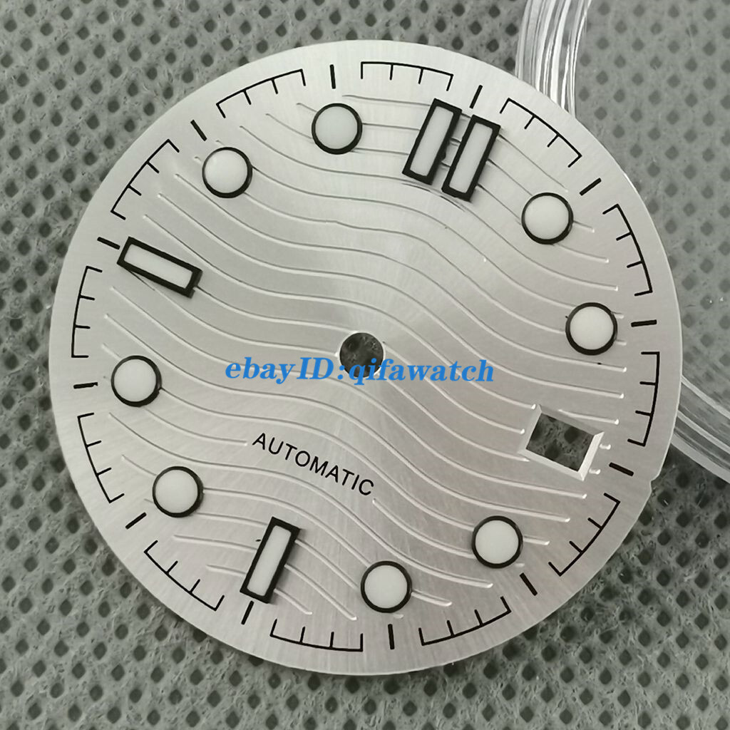 31mm Black Blue Green Watch Dial Fit NH35 NH36 Automatic Movement