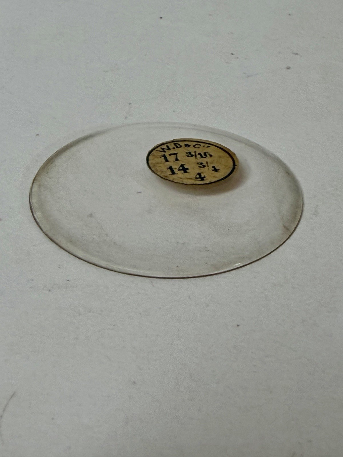 Vintage W.B. & Cue Glass Crystal 17 3/16 – 14 3/4- 4 NOS