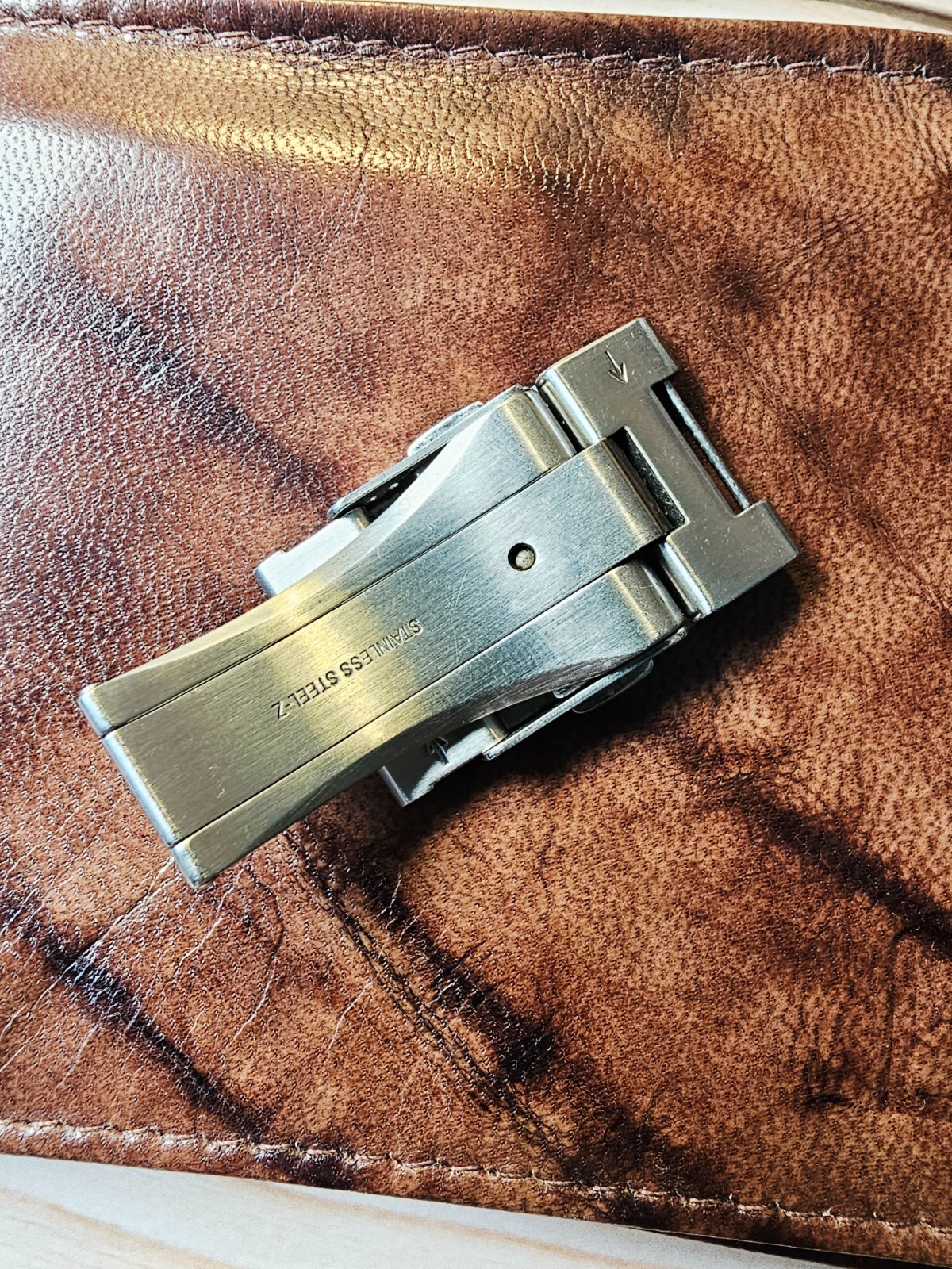 1x Seiko 34Z9 Premier 7T62-0GE0 Steel Silver Spare Bracelet Strap Clasp – 21.5mm