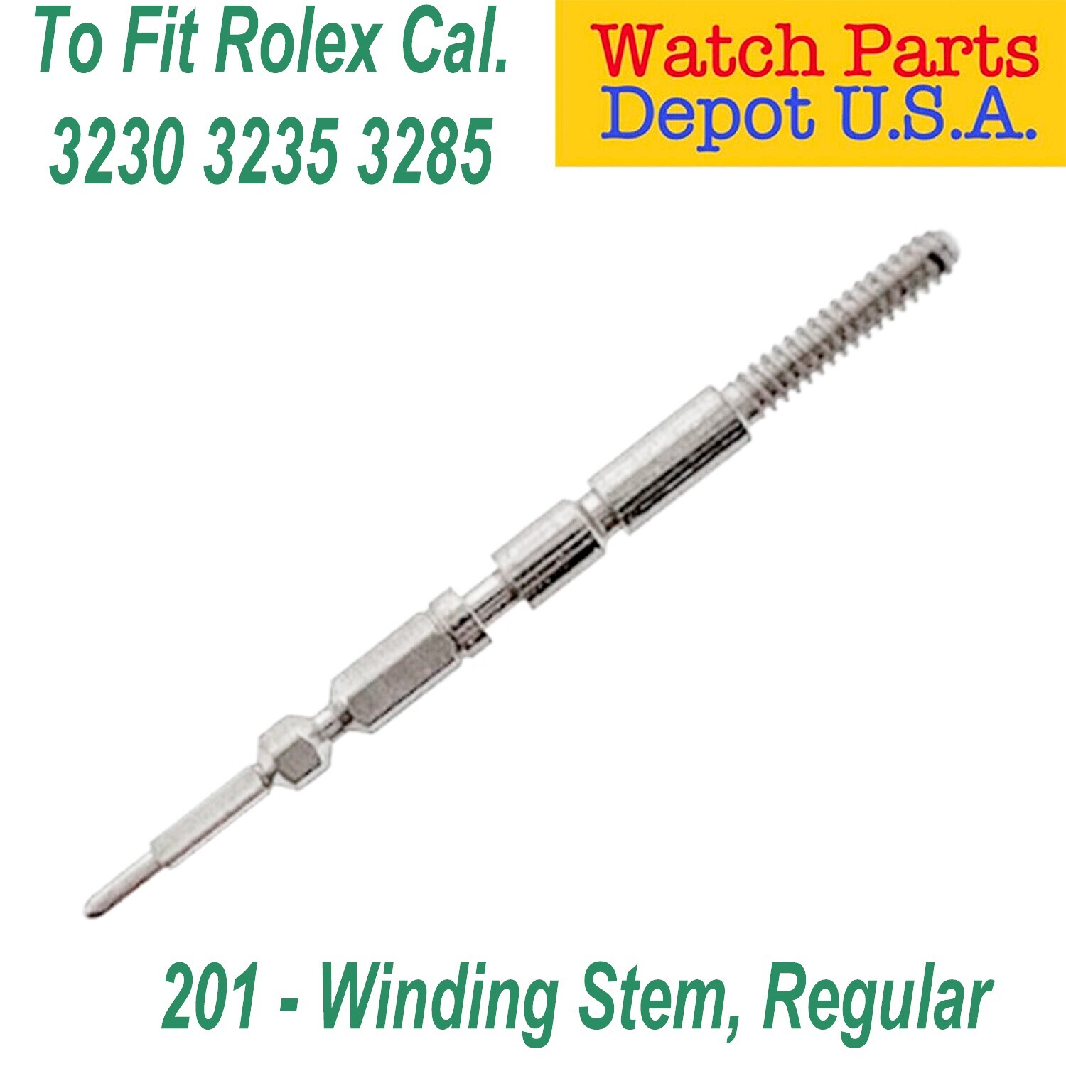 Replacement High Made Stems to Fit Rolex 3230 3235 3285 – 3235-201 – 3230-201