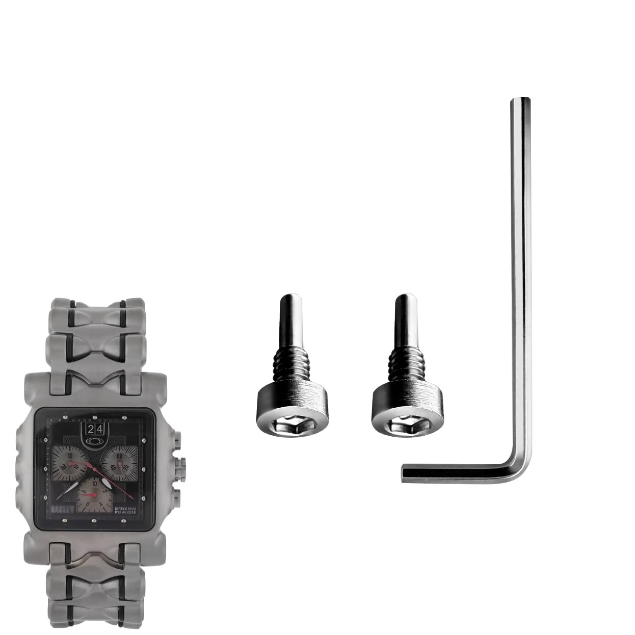 Oakley Minute Machine Time Tank Replacement Watch Band Link Screw Clasp Screws 2
