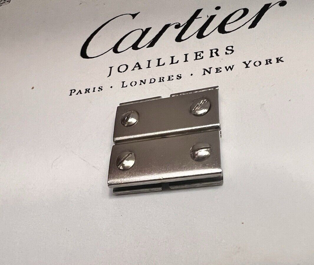 Cartier Watch Link Santos Stainless Steel 14mm PREOWNED COMPLETE Swiss Made