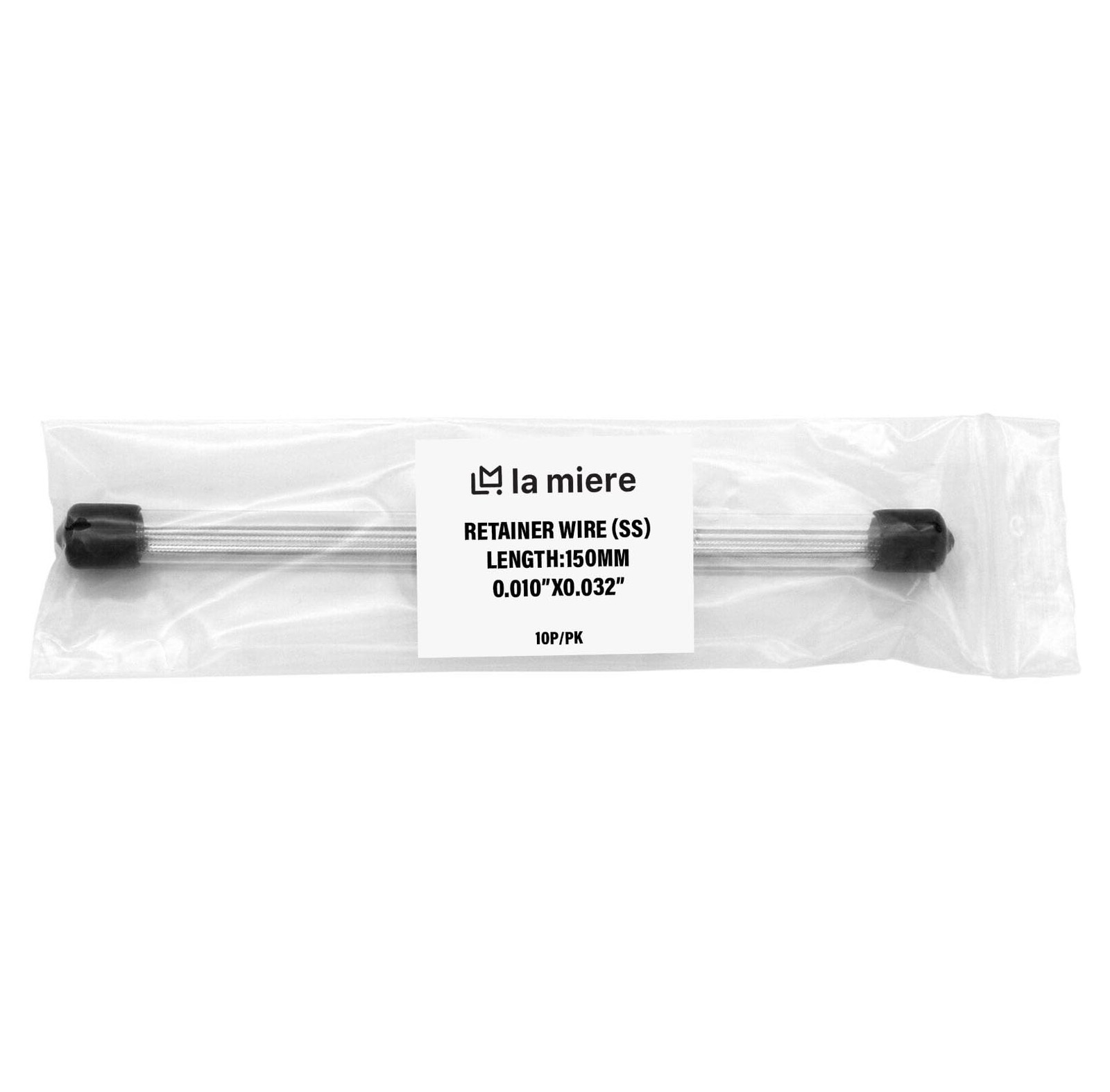 10Pcs Lingual Retainer Wire Stainless Steel, Flat Straight Twist Wires, 010-032
