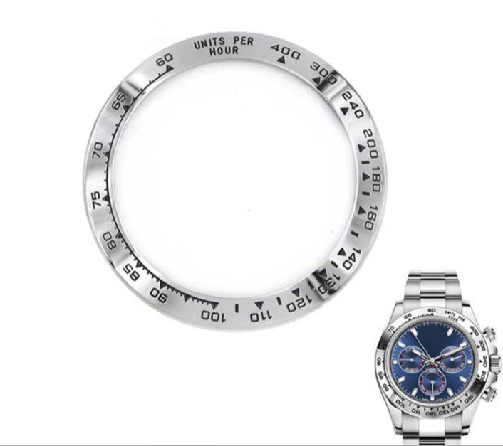 Black White Ceramic Bezel Insert Fits For Rolex Daytona Watch Panda Steel US NEW